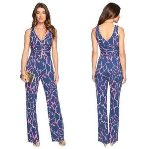 Lilly Pulitzer Sloane Jumpsuit in Broken Shaker